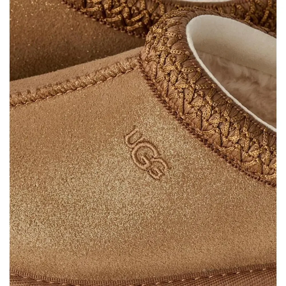 UGG Tazz Dazzle 1174130K-CHE Slipper Kids US 2 Chestnut Suede Slip On ZOGG3595